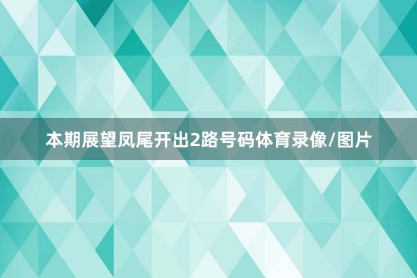 本期展望凤尾开出2路号码体育录像/图片