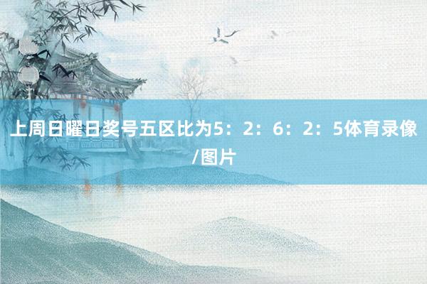 上周日曜日奖号五区比为5：2：6：2：5体育录像/图片