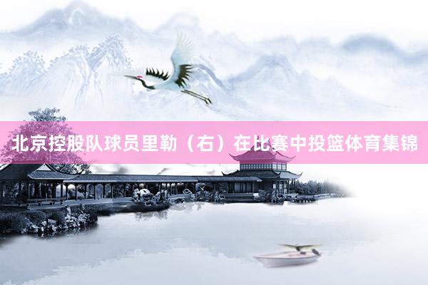 北京控股队球员里勒（右）在比赛中投篮体育集锦