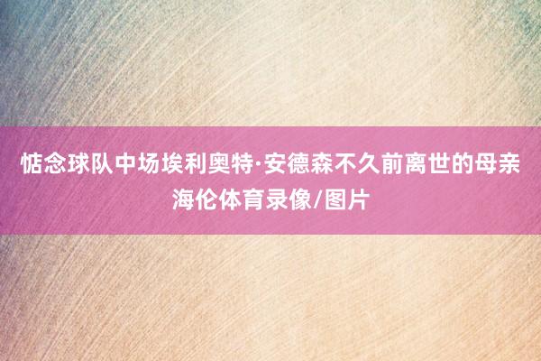 惦念球队中场埃利奥特·安德森不久前离世的母亲海伦体育录像/图片