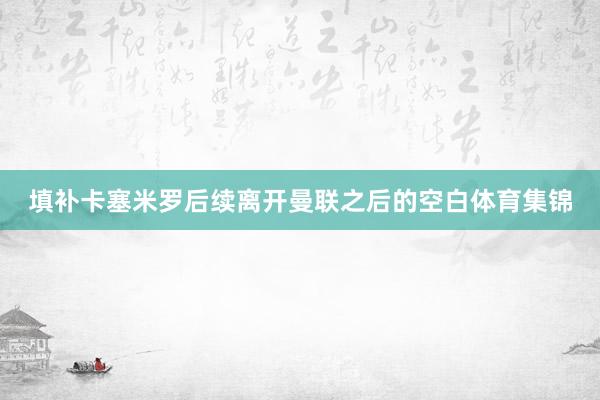 填补卡塞米罗后续离开曼联之后的空白体育集锦