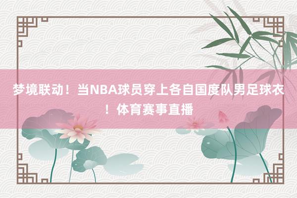 梦境联动！当NBA球员穿上各自国度队男足球衣！体育赛事直播